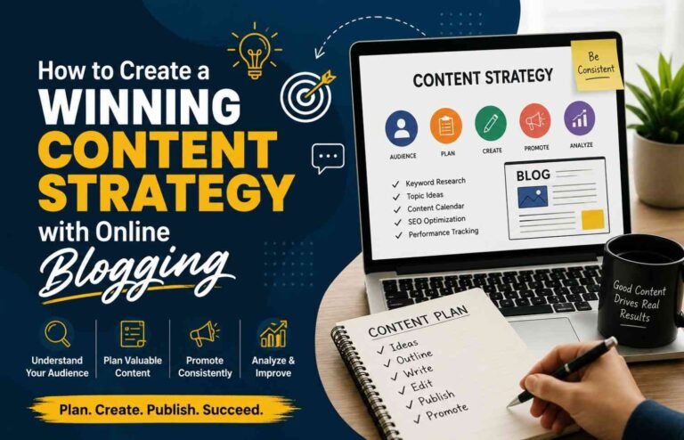How to Create a Winning Content Strategy with Online Blogging